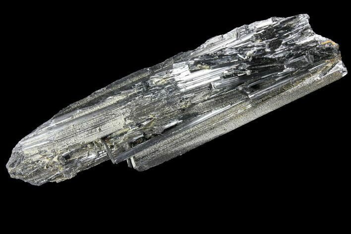 Metallic Stibnite Crystal Cluster - China #97814